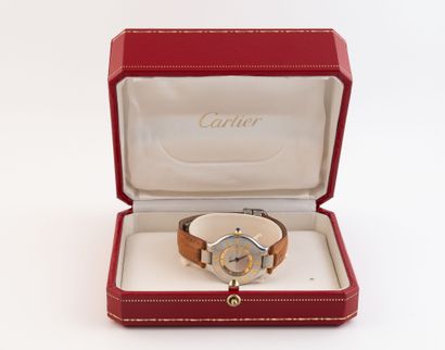 MUST de CARTIER
Ladies' wristwatch in steel...