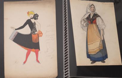 Collection d'estampes, de dessins de mode...