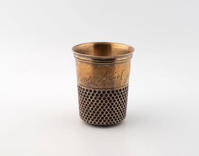 YVES SAINT LAURENT
Timbale en argent (950)...