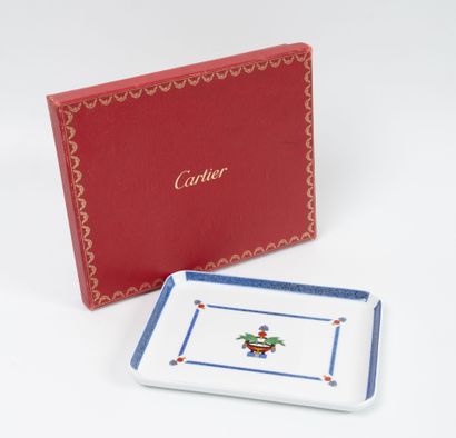 CARTIER
Vide poche en porcelaine 