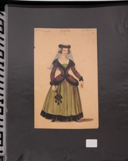 Collection d'estampes, de dessins de mode...
