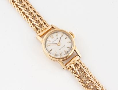ROLEX
Ladies' wristwatch in yellow gold (750),...