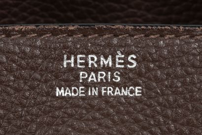 HERMES
Sac Birkin en veau togo chocolat,...