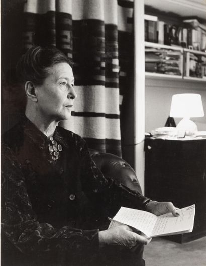 Willy MAYWALD (1907-1985)
Simone de Beauvoir,...