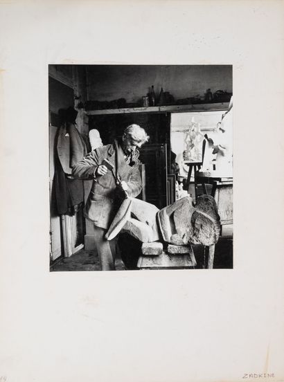 Willy MAYWALD (1907-1985)
Zadkine carving...