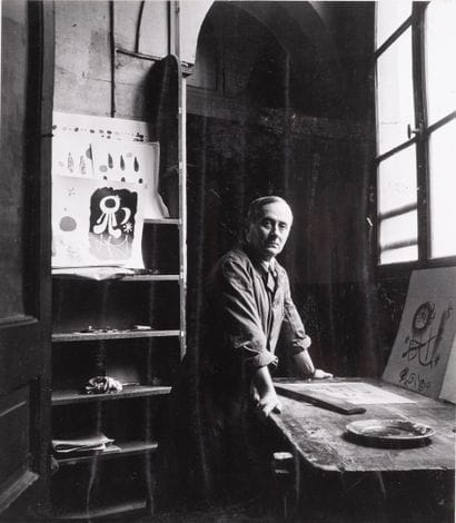 Willy MAYWALD (1907-1985)
Juan Miro in his...