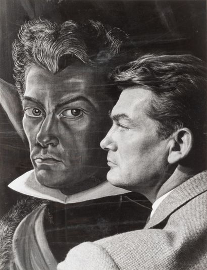 Willy MAYWALD (1907-1985)
Jean Marais, 1959.
Silver...