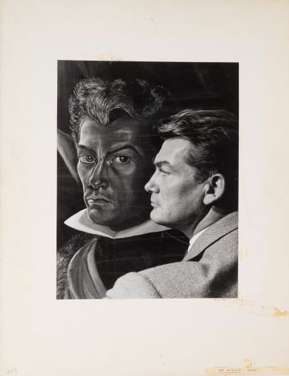 Willy MAYWALD (1907-1985)
Jean Marais, 1959.
Silver...