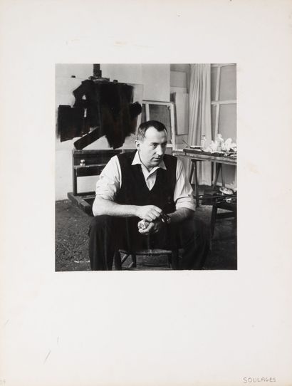 Willy MAYWALD (1907-1985)
Pierre Soulages...