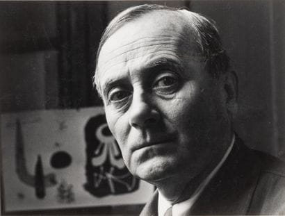 Willy MAYWALD (1907-1985)
Joan Miro, 1948.
Silver...