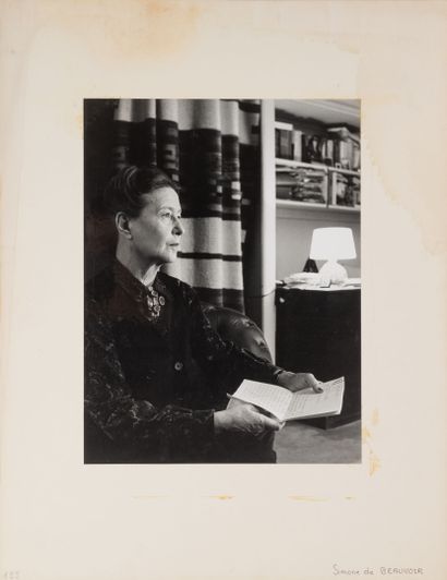Willy MAYWALD (1907-1985)
Simone de Beauvoir,...