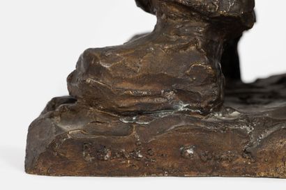 Edmée GUYON (1931)
Seated worker, dozing.
Proof...