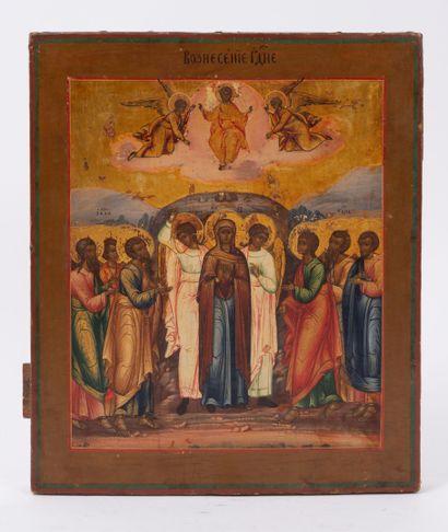 RUSSIE, XIXème siècle
Icône de l'Assomption...
