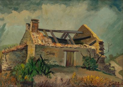 Louis TOFFOLI (1907-1999)
Paysage à la maison...