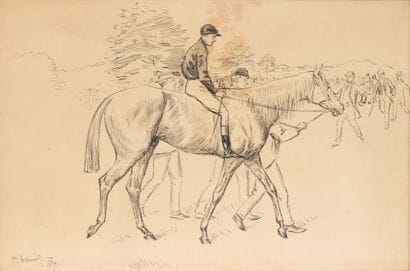 Carl Georg ARSENIUS (1855-1908)
Jockey et...