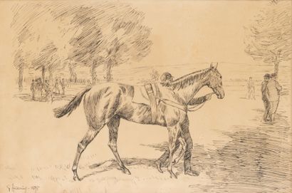Carl Georg ARSENIUS (1855-1908)
Jockey et...