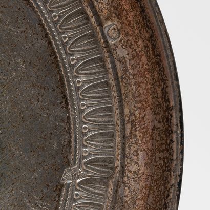 Tasse et sous tasse en argent (950) à décor...