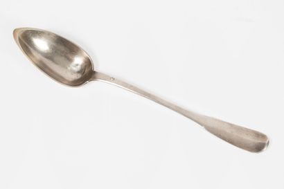 Cuillère à ragout en argent (950), modèle...