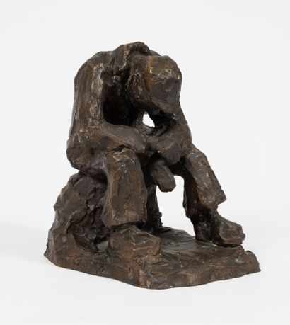 Edmée GUYON (1931)
Seated worker, dozing.
Proof...