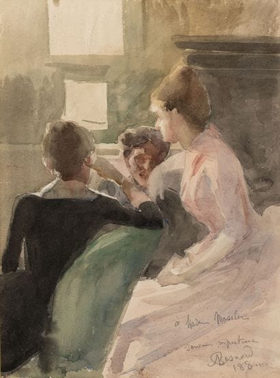 Albert BESNARD (1849-1934)
Trois femmes au...