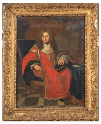 Ecole française du XVIIème siècle
Portrait...