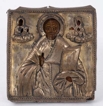 RUSSIE, XIXème siècle
Icône de Saint Nicolas...