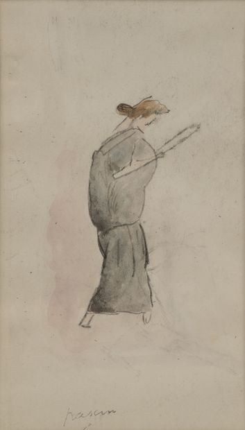 Ecole du XXème siècle
Quatre dessins.
Encre,...