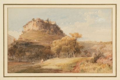 Écoles du XIXème siècle
Deux aquarelles sur...