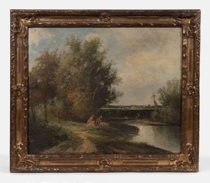 Gérard BUYSEN (XIXème siècle)
Paysages lacustres...