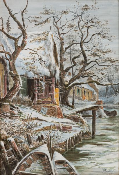 Gustave NOEL - Manufacture Loebnitz
Paysage...