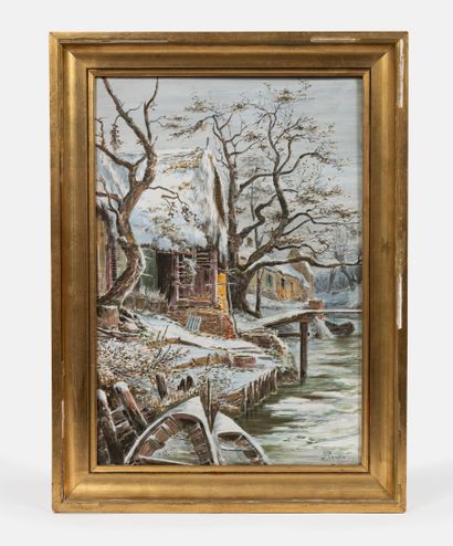 Gustave NOEL - Manufacture Loebnitz
Paysage...