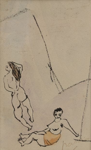 Ecole du XXème siècle
Quatre dessins.
Encre,...