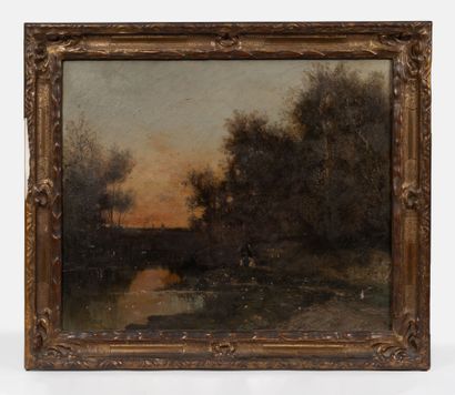 Gérard BUYSEN (XIXème siècle)
Paysages lacustres...