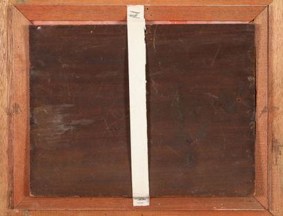 Deux tableaux :
- École orientaliste, 1915.
Personnage...