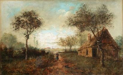 Raphaël GOURDON (1852-1924)
Paysage sur un...