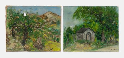 Isaac ANTCHER (1899 - 1992)
Deux tableaux...