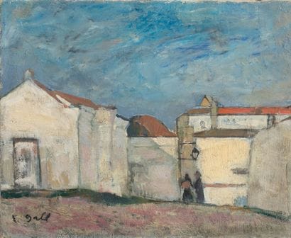 François GALL (1912-1987)
Rue animée.
Huile...