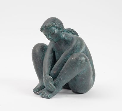 Cécile TAREL (1946)
Female nude.
Patinated...