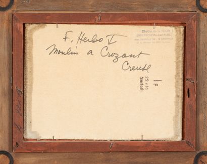 Fernand HERBO (1905-1995)
Mouloin à Crozant,...