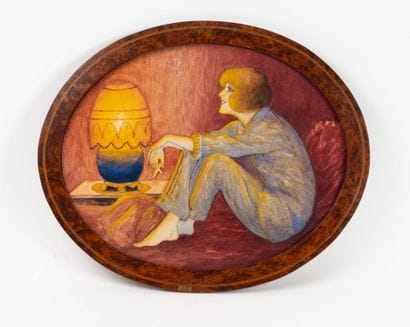 Xavier SAGER (1881-1969)
La lecture, circa...