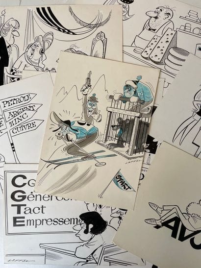Jean LEFFEL (1918-2001)
Lot de 92 dessins.
Différentes...