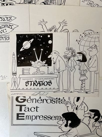 Jean LEFFEL (1918-2001)
Lot de 92 dessins.
Différentes...