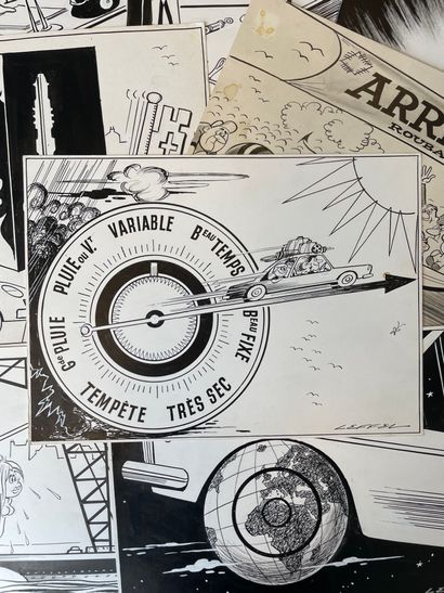 Jean LEFFEL (1918-2001)
Lot de 92 dessins.
Différentes...