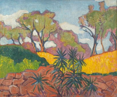 Georges MARCHOU (1898-1984)
Oliviers ensoleillés.
Huile...