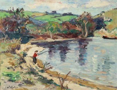 André RAFFIN (1927-2005)
Le pêcheur, Les...