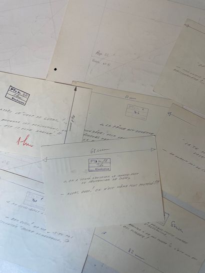 Jean LEFFEL (1918-2001)
Lot de 92 dessins.
Différentes...