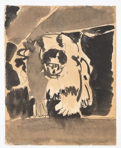 CHAIBA (1929-2004), attribuée à
Sans titre,...