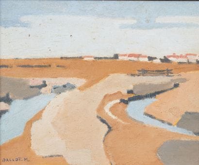 Madeleine DALLOT (1941)
Paysage.
Huile sur...