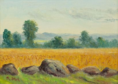 Raymond MIL (1890-1983)
Paysage au champ...