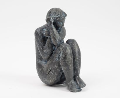 Cécile TAREL (1946)
Female nude.
Patinated...